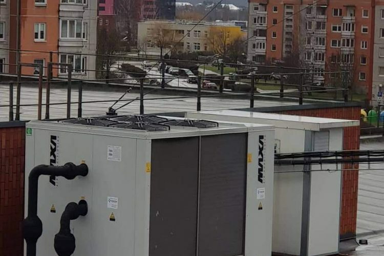 Oru aušinamo skysčio kondicionierių ir šilumos siurblių montavimas Klaipėdoje